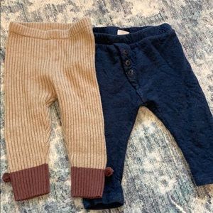 Two winter baby boy pants Zara